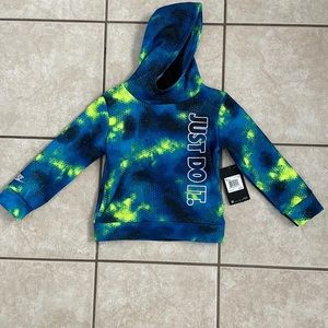 Nike toddler size 3T reflective graphic hoodie
